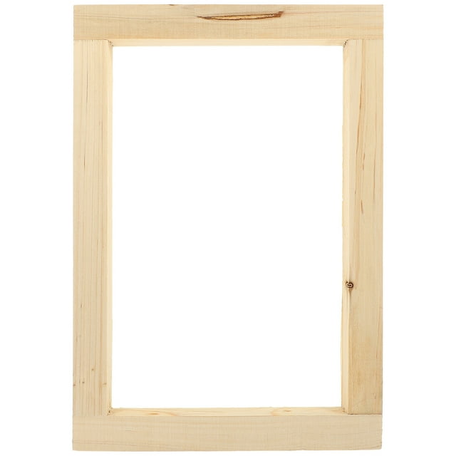 KAKOWELY screen printing frame Screen Printing Frame Household Screen Printing DIY Frame Reusable Printing Frame for DIY11.81"X8.27"X0.98"