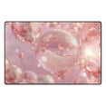 thumbnail image 2 of Pink Pearls Bubbles Area Rug Washable Floor Carpet Mat 60 x 39 inch for Bedroom Living Room Kids Room Home Decor, 2 of 7