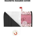 thumbnail image 6 of Happy Mother''s Day Magnetic Mailbox Covers 21"x25.5",Spring Flowers Floral Mother''s Day Mailbox Wraps Standard Size White Pink Plaid Post Letter Box Cover for Garden Yard Home Patio Decor, 6 of 7