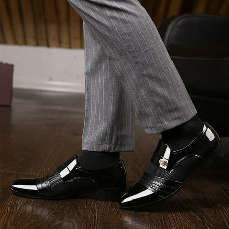 

Feiboyy Shoes Shoe Male Suit Business Men Comfortable Leather Wedding Casual Shoes Men s Leather Shoes