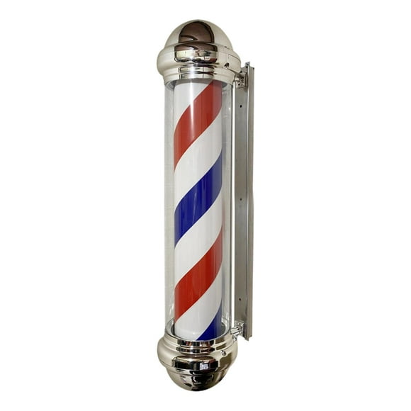Barber Pole Light Rotating Hair Salon Shop Sign Stripes Lighting Water Resistant