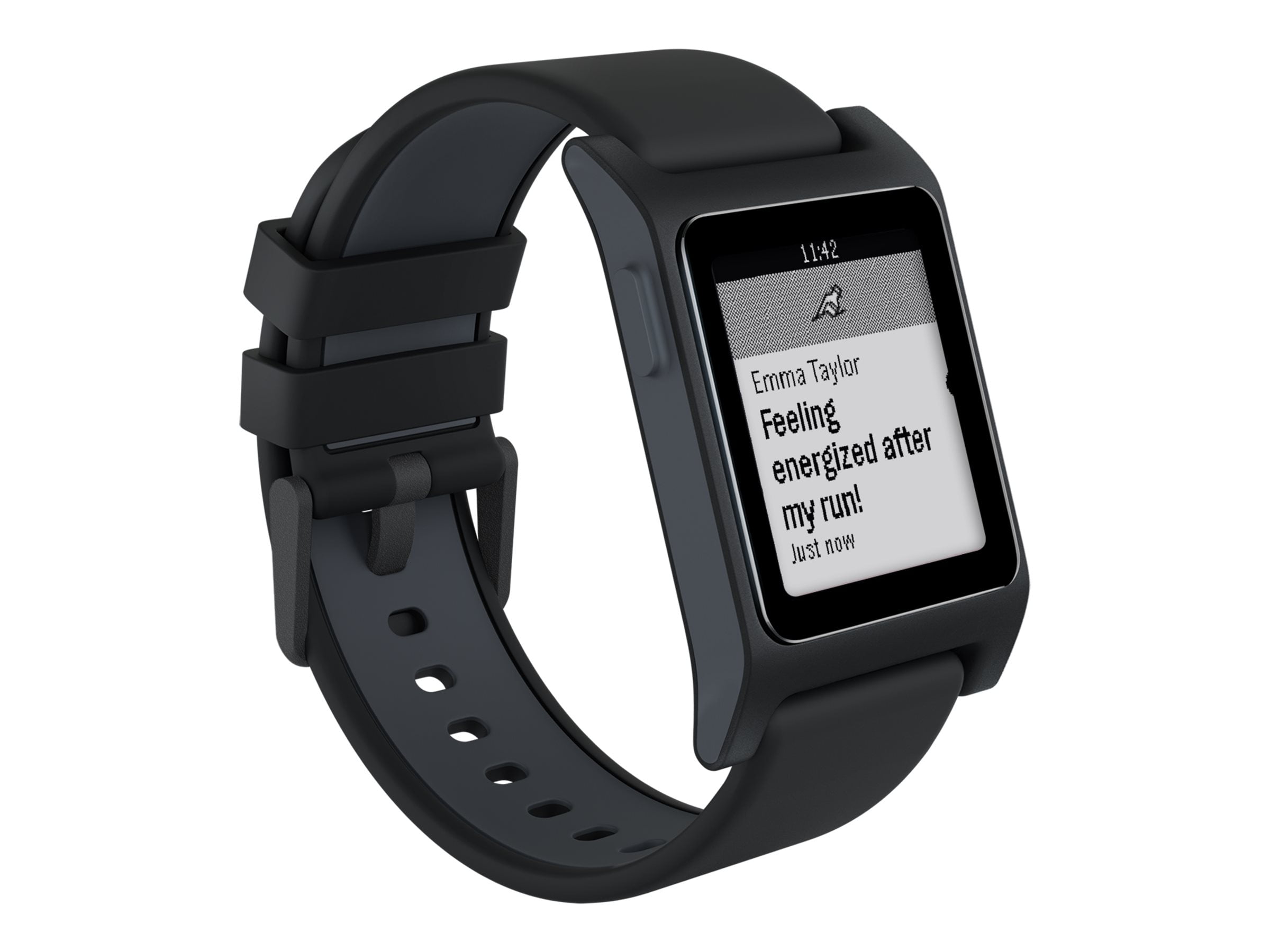 Pebble 2 + Heart Rate - Black - smart with band - black - monochrome - Bluetooth Walmart.com