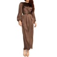 thumbnail image 2 of MesaSe Robe Musulmane pour Femmes Kaftan Arabe Jilbab Abaya Islamique Robe Maxi en Dentelle, 2 of 3