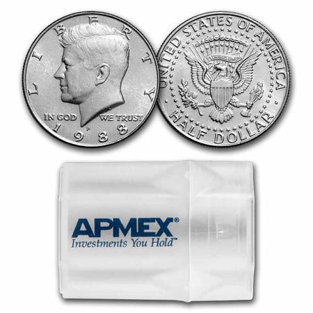 1988-P Kennedy Half Dollar 20-Coin Roll BU