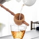 thumbnail image 4 of Colador natural para una infusión perfecta, elemento esencial de la cocina con infusor de té de bambú con orificios para postes, 4 of 8