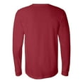 thumbnail image 2 of Bella + Canvas Men's Jersey Long-Sleeve T-Shirt, Medium, CARDINAL, 2 of 3