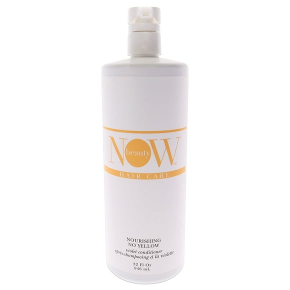 Acondicionador Nutritivo NOW BEAUTY Acondicionador Profundo Sin Violeta Amarillo 32 Oz
