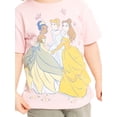 thumbnail image 3 of Disney Princess Toddler Graphic Crewneck Tee with Short Sleeves, Sizes 12M-5T, 3 of 6
