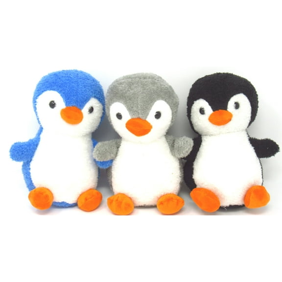 Pack of 3 Ultrasoft Stuffed Plush Penguin, Lovely Cartoon Soft Plush Doll Gifts for Children, Small Plush Stuffed Penguin for Birthday, Theme Party, Christmas, Classroom Prize, Kids, Valentine Gift
