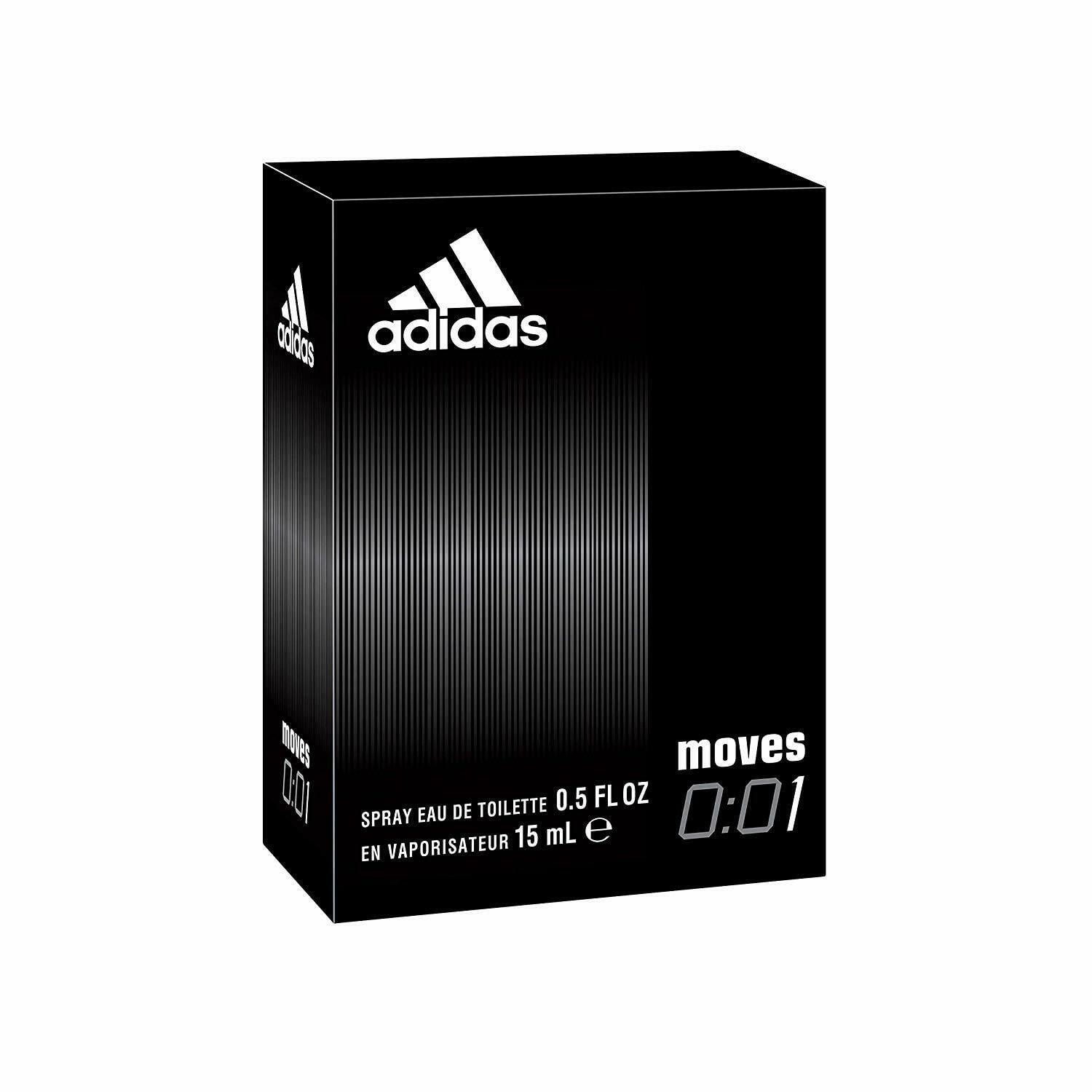 Adidas Moves 0:01 Eau De Toilette Spray .5 oz. Men new in Box - Walmart.com
