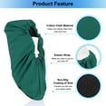 thumbnail image 4 of Uxcell 10 Pairs Shoe & Boot Covers, Reusable Cotton Non-Slip Shoe Covers for Indoors, Green, 4 of 6