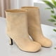 thumbnail image 4 of Botas Tacón Con Puntera Cuadrada para Mujer Todas Combinadas Viajes Al Aire Libre, 4 of 9