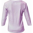 thumbnail image 3 of COUVER Unisex Soft Cotton Solid Color Long Sleeve Kids/Children's Crew Neck Shirt, Lavender 3T, 1 Pack, 3 of 7