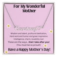 thumbnail image 2 of For My Wonderful Mom - I Take After You Custom Name Necklace with Heart, 2 of 8