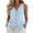 Light Blue, variant on TGSLY Fall Denim Vest for Women Lightweight V Neck Button Down Jean Jacket Relaxed Casual Solid Color Sleeveless Layering Waistcoat M