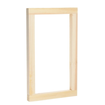 

Wood Silk Screen Printing Frame Kit 30x16cm Wooden for Beginners Screen Printing