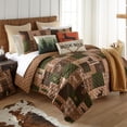 thumbnail image 3 of Donna Sharp Juego De Cama King – 3 Piezas – Juego De Edredón Green Forest Lodge Con Edredón King Y Dos Fundas De Almohada Estándar – Lavable A Máquina, 3 of 5
