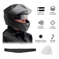 thumbnail image 2 of Casco Abatibles Motos Motocicleta Anti Niebla Espejo Doble, 2 of 5