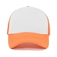 thumbnail image 4 of TRUBKH Running Hats for Women Summer Hat for Men Fishing Hat for Men Summer Hat Cap for Men Beach Hat Trucker Hat Men Orange One Size, 4 of 4
