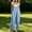 Blue, variant on Women Solid Adjustable Strap Overalls Jumpsuit, Wide Leg Loose Casual Bib Pants with Side Pockets Army Green XL(XL)