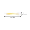 thumbnail image 4 of 2pcs Silicone Cream Scraper Large Size Silicone Scraper Translucent Cream Scraper Cake Spatula Baking Tools for Home Restaurant(Yellow), 4 of 8