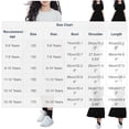 thumbnail image 3 of Miluxas Girls Boho Square Neck Puff Sleeve Smocked Tiered Casual A Line Short Mini Dress Black 11-12 Years, 3 of 5