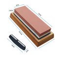 thumbnail image 3 of Afilador de cuchillos profesional, piedra de afilar, herramienta de cocina de doble cara, grano 1000, 3000, 6000, 3 of 4