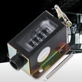 thumbnail image 3 of 5 Digit Manual Tallies Pull Strokes Counter for Textile Machinery Industrial Presses Winding Mountain Applications, 3 of 8