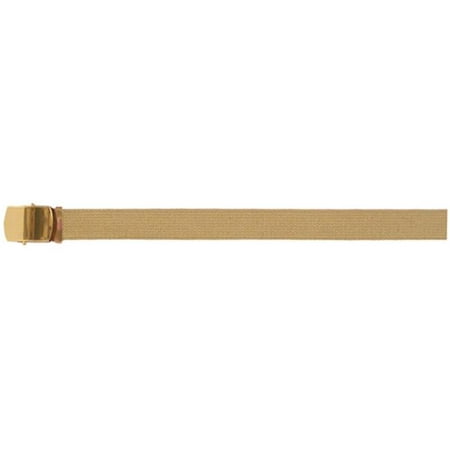 44 in. Cotton With Belt, Brass Plated - Khaki
