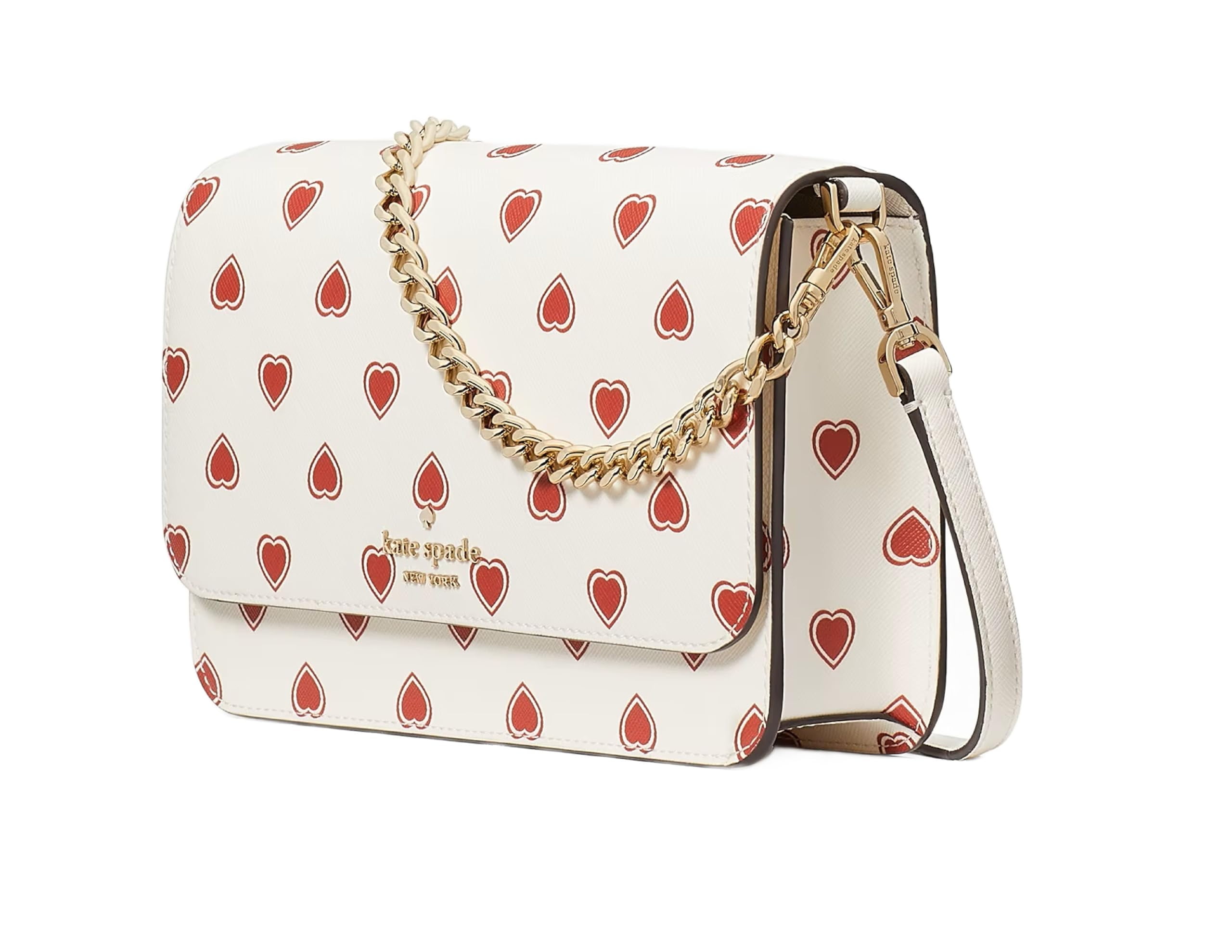 Kate Spade New York Madison Heart Geo Flap Crossbody Bag