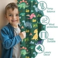 thumbnail image 3 of Blackout Kids Curtains,Green Dinosaurs Palms Volcanoes Pattern Childrens Insulated Curtains Set Of 2,Bedroom Essentials,Toddler Room Decor 42"x54", 3 of 5