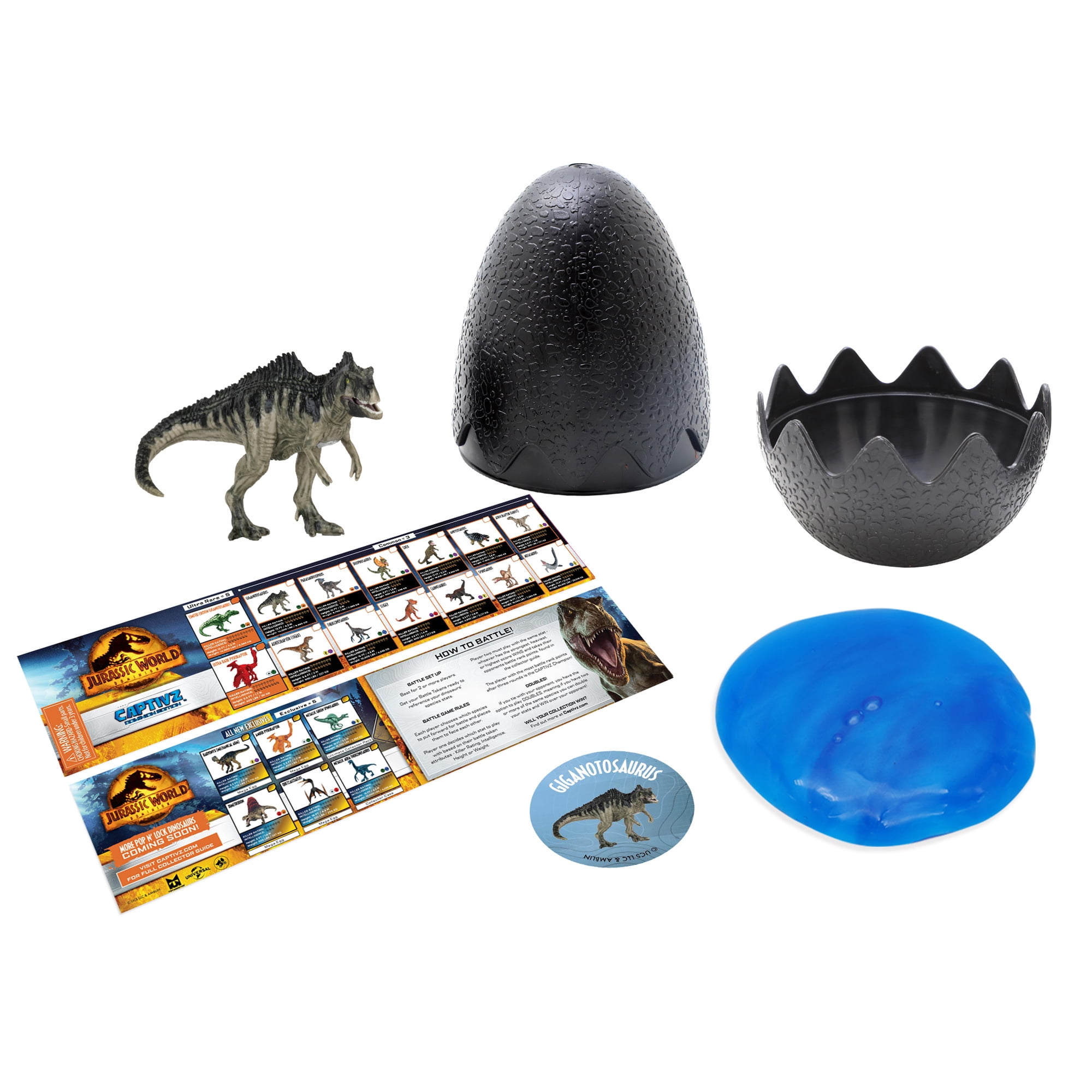 Jurassic World Captivz DOMINION Edition Mystery Egg Pack (Blue)