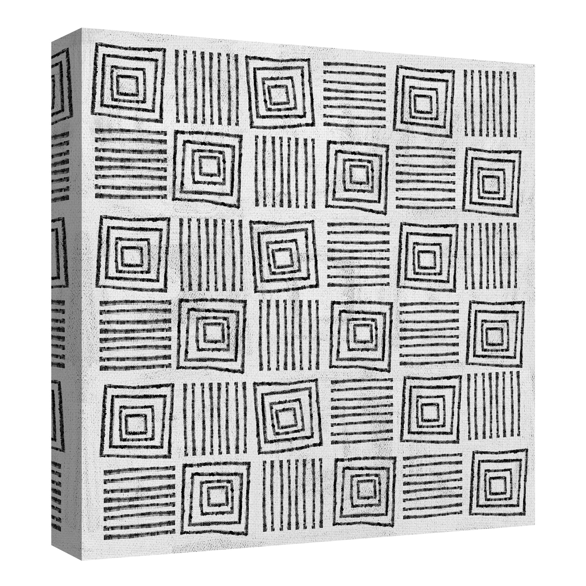Masterpiece Art Gallery Mudcloth Patterns II Tribal by Studio Arts Canvas Art Print