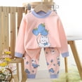 thumbnail image 2 of Vividxx Soft Cozy Boys Outfits Sets 2PCS Long Sleeve Tops And Pants Pajama Sets For Newborn Comfortable Sleepwear Solid Color Holiday Dailywear, 2 of 3