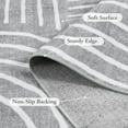 thumbnail image 5 of Moynesa 8'x10' Abstract Area Rugs for Living Room, Ultra-Thin Soft Washable Rug Non-Slip Large Modern Bedroom Rug Non-Shedding Accent Carpet for Dining Room Office, Gray, 5 of 9