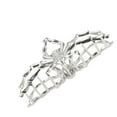 thumbnail image 4 of Unique Bargains Women's Cobweb Style Hair Clips 4.13" Silver Tone, 4 of 5