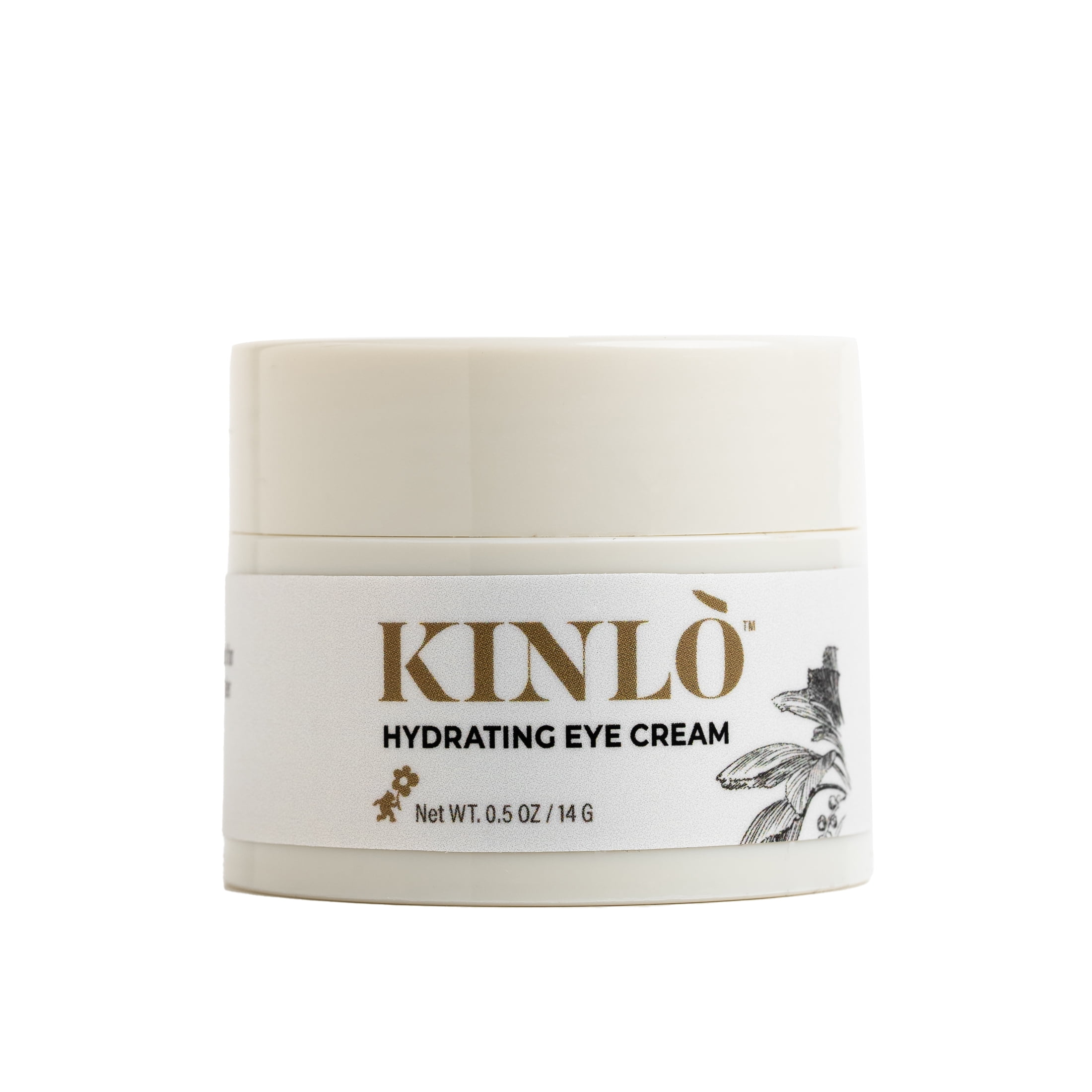 KINLO Hydrating Eye Cream with Aloe Vera and Jojoba Oil, 0.5oz