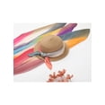 thumbnail image 5 of INSPIRE CHIC Mujeres Bufandas Plisadas de Color Gradiente, Colorido Larga Bufanda de Satén Estirable para el Cuello 92x35cm/36.2x13.8" (LxW) Colorido-3, 5 of 5