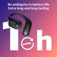 thumbnail image 6 of Oggfader Wireless Earbuds Bluetooth 5.3 Ear Hanging Ear Non In Ear Power Digital Display HD Call Wireless Earphones Black, 6 of 8