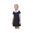 thumbnail image 4 of Girls Dress T-Shirt Basic Vintage Loose Straight Casual School 5 Years, 4 of 8