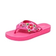 thumbnail image 2 of Wide Sandals,Women's Summer Embroidered Flip Flop Sandals Thick Sole Beach Thong Slippers,Hot Pink,37, 2 of 6