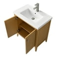 thumbnail image 3 of Vanity Art 30" Double Door Bathroom Vanity with Sink, Freestanding Storage Cabinet with Ceramic Top, and Removable Shelve, 3 of 8