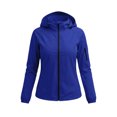 thumbnail image 7 of Lmueinov 2026 Women's Stand Collar Zip Up Windproof Jacket, Elastic Cuff Lightweight Windbreaker with Pockets Casual Outdoor Coat S-XXL, 7 of 7