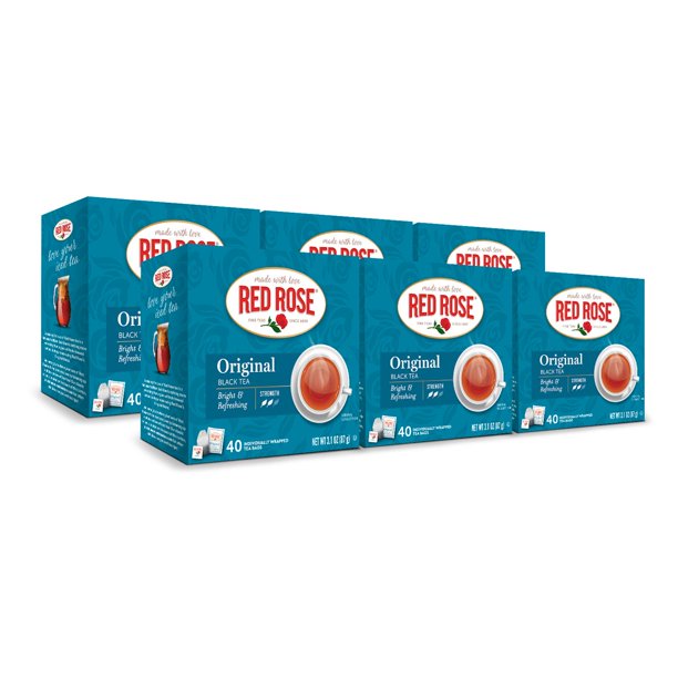 Red Rose Original Black Tea 40ct 6 pack