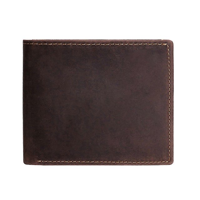 Cartera de cuero multiusos para negocios, viajes, gran capacidad, estilo retro