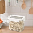 thumbnail image 1 of LSLJS Récipient Hermétique à Céréales Storage, Transparent 1,1l Récipient Hermétique Kitchen pour Aliments Storage avec Couvercles pour Grains, Sucre, Farine, Riz, Noix, Collations, Réservoir Storage, 1 of 7