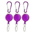 thumbnail image 3 of Telescopic Burglar Keychain, Lightweight Multifunction Portable Retractable Keychain Buckle Strong Compact With Carabiner For Outdoor Blue,Green,Purple, 3 of 8