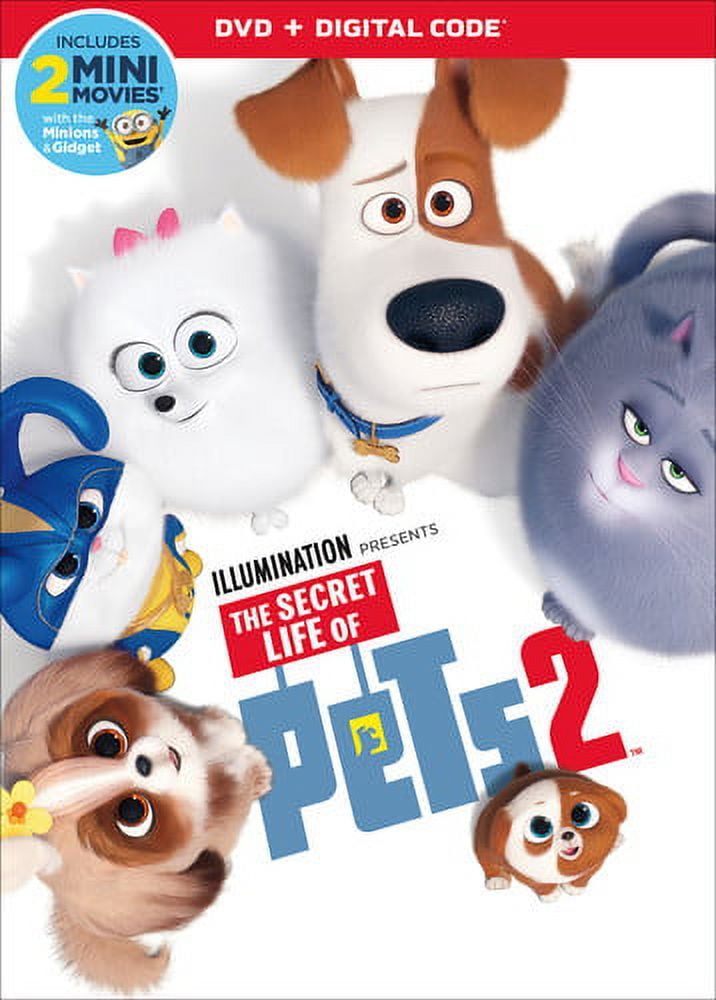 SDS The Secret Life of Pets 2 DVD featuring pets, dogs, cats