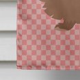 thumbnail image 4 of Carolines Treasures BB7960CHF Lionhead Rabbit Pink Check Canvas House Flag, 4 of 4