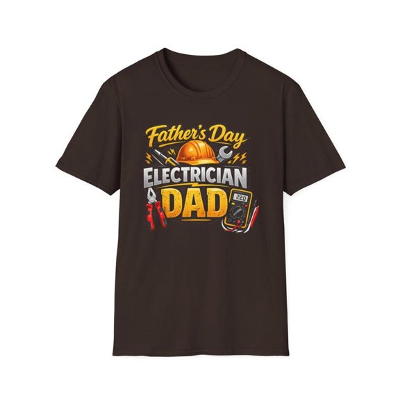 Trenditee Father's Day Electrician Dad T-Shirt